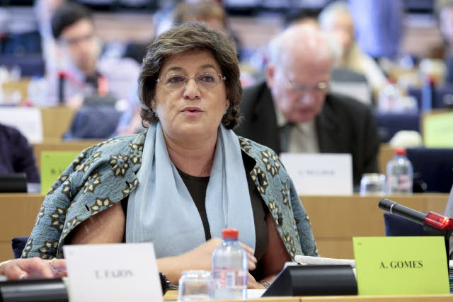 La eurodiputada Ana Gomes